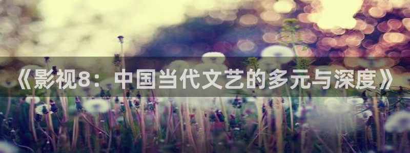 穿梭在韩国影视世界的小说：《影视8：中国当代文艺的多元与深度》