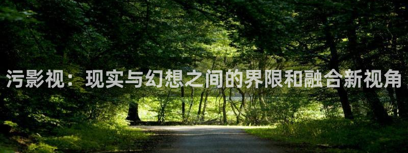 韩国影视剧：污影视：现实与幻想之间的界限和融合新视角